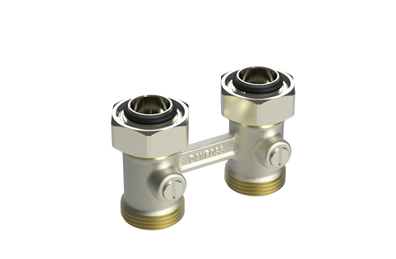 Jungimas rad. H 1/2″, sistemos 3/4″, tiesus, RLV-KB 1/2″