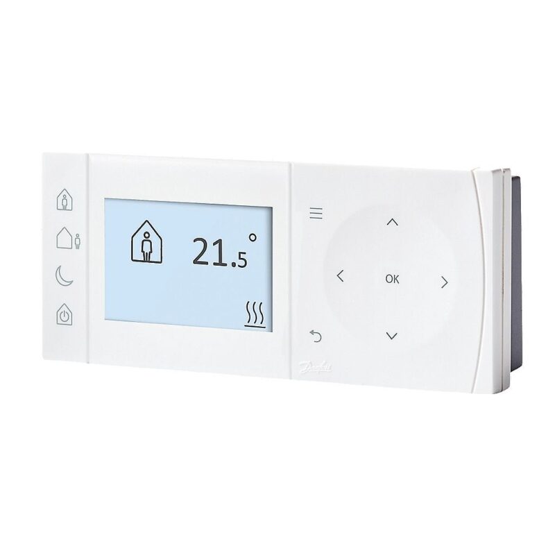 Programuojamas patalpos termostatas ir imtuvas TPOne-RF + RX1S RF, baterija maitinamas, radijo ryšiu valdomas internetu