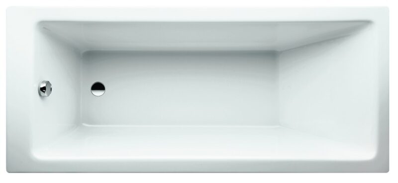 PRO vonia 160×70 cm, įleidžiamas modelis, balta