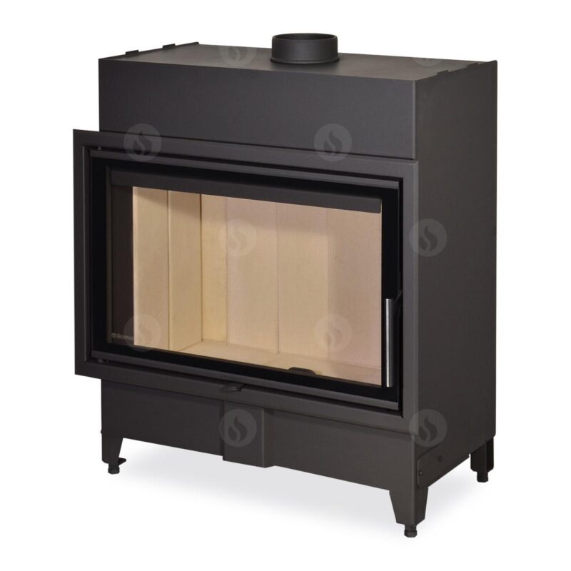 Plieninis židinio ugniakuras Romotop KV HEAT H2X 01 – 80.50