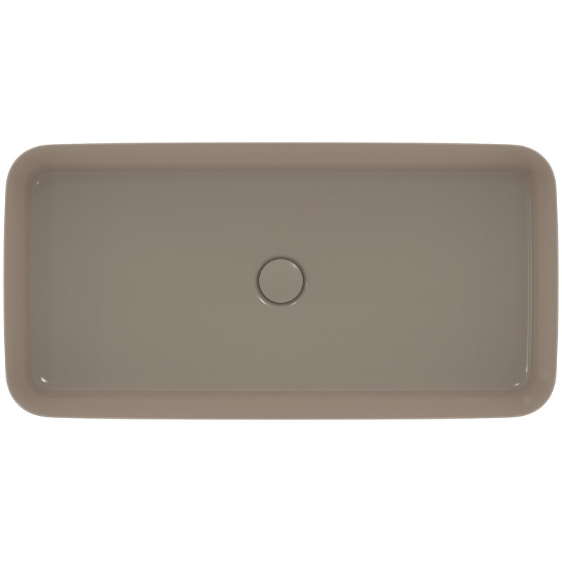 Praustuvas montuojamas ant stalviršio Ideal Standard Ipalyss 80×40 cm, be perlajos, su dugno vožtuvu, Kashmir