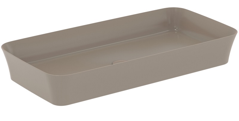 Praustuvas montuojamas ant stalviršio Ideal Standard Ipalyss 80×40 cm, be perlajos, su dugno vožtuvu, Kashmir