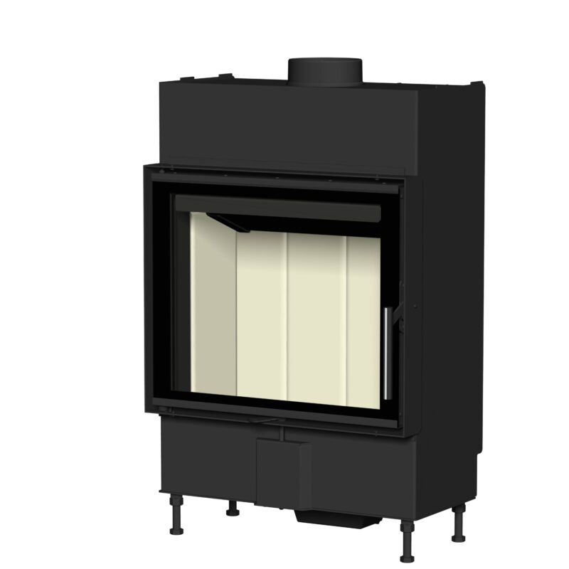 Plieninis židinio ugniakuras Romotop KV HEAT H2N13, 59.50.13 (gylis370mm)
