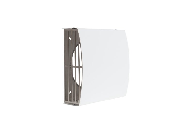 Lauko padavimo/ištraukimo grotelės – stogelis d160 baltos sp. ST160B