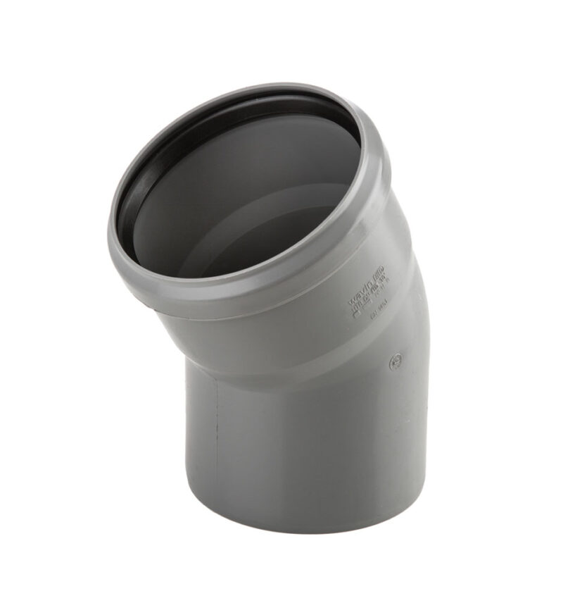Kanalizacijos alkūnė PP 40/30°, pilkas (3018727)