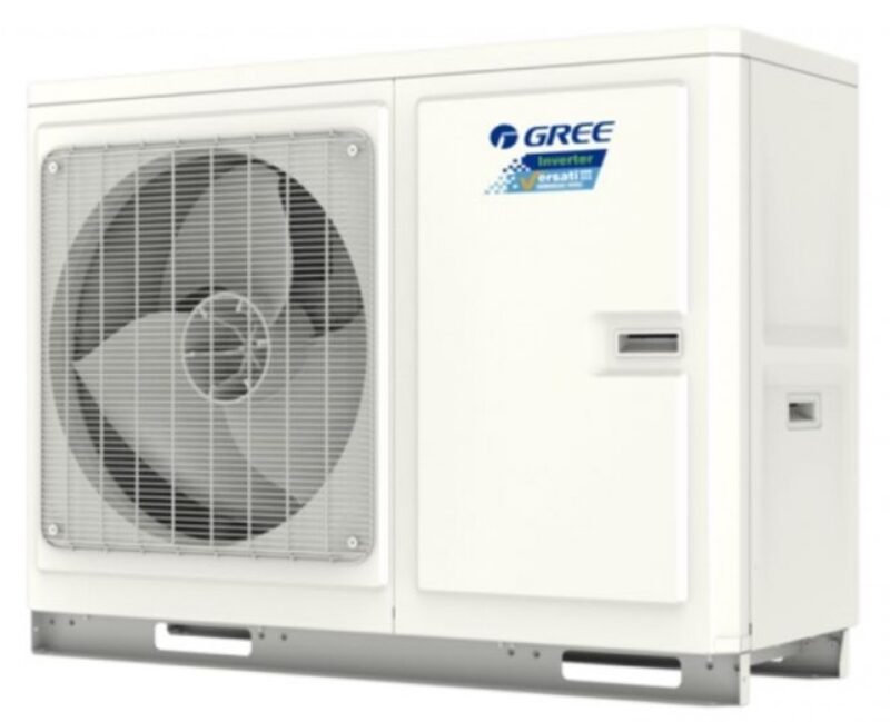 Šilumos siurblys oras/vanduo Gree Versati IV monoblokas 10,2/10,2 kW R32 trifazis