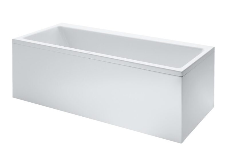 PRO vonia su dešinės pusės „L” formos uždengimu 180×80 cm, balta