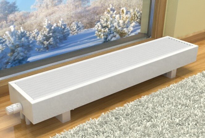 Pastatomas konvektorius SC 80x20x23 (aukštis 33 cm su kojele)