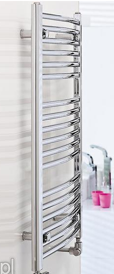 Juodojo metalo gyvatukas Instal Projekt OMEGA R, OMER-50/120C01, chromas internetu