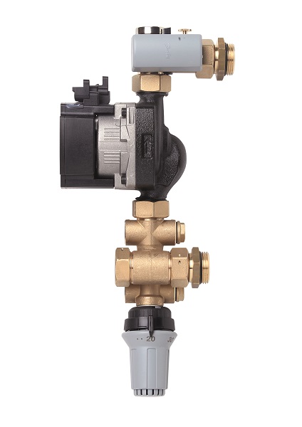 FHM-C1 grindų šildymo vand. temp. paruoš. mazgas, GRUNFOS UPM3 15-70 internetu