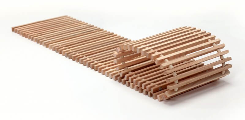 Grotelės įleidžiamam grindiniam konvektoriui GR 210×42 Uosis internetu