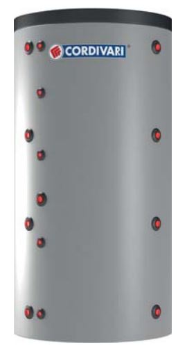 Akumuliacinė talpa PUFFER VB 500 L, su kieta izoliacija kaina