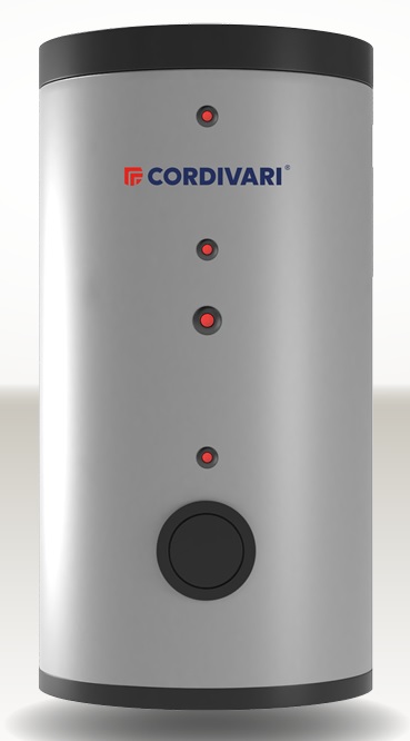 Karšto vandens šildytuvas BOLLY 2 AP WB 200 L, su dviem gyvatukais 0,4 ir 1,4 m², kieta izoliacija