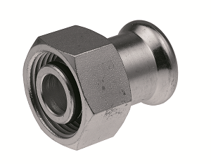 Plieninis pres. Euroconus jungtis su sriegiu KAN-therm 18x3/4"
