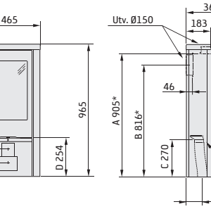 Krosnelė CONTURA 820TG Style juoda sp. su muilo akmens apdaila, tonuotas stiklas (998499, 203117)