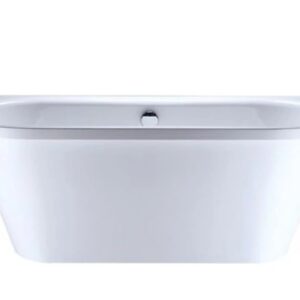Akmens masės vonia Vispool ONDA EXTRA 1750x800 mm, be sifono, be skylių maišytuvui, balta blizgi spalva