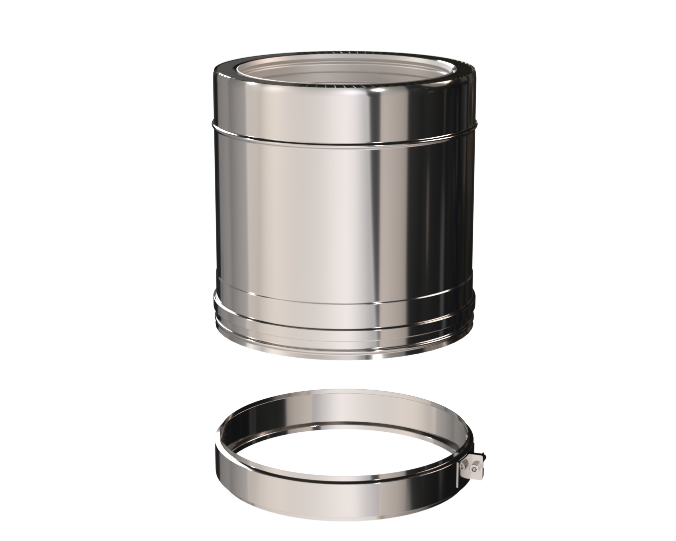 DW dūmtraukio segm. NPNP d.160/210, L-0.25m (220 1 1101 0160 025) internetu