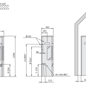 Krosnelė CONTURA C896G:1 Style, korpusas juodos spalvos, kompl (998485, 998662, 998655)