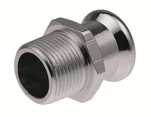 Plieninis pres. antgalis KAN-therm 18x1/2"i