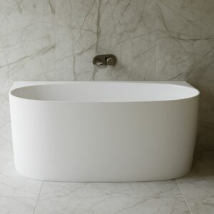 Akmens masės vonia BLU  Nova S 1480x800 be persipylimo , balta spalva