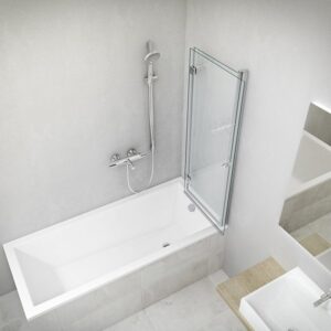 Akrilinė vonia Roth Kubic Neo 130x70, balta