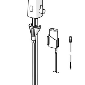 Praustuvo maišytuvas Oras Electra Safety, 3 V, BLUETOOTH, juodas matinis
