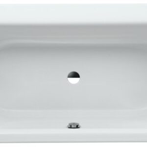 SOLUTIONS akrilinė vonia 180x80 cm. laisvai pastatoma su rėmu, balta