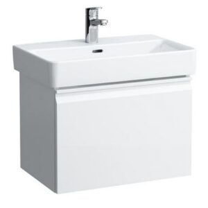 Spintelė praustuvui PRO S 550x390x370 mm su 1 stalč., modeliui 818959, balta blizgi