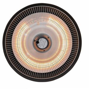 Sunred infraraudonųjų spindulių šildytuvas Barcelona Bright, kabinamas, juodos spalvos, 1500 W