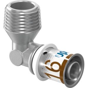 Uponor S-Press PLUS alkūnė išoriniu sriegiu 20-R1/2"MT