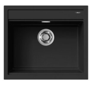 Granitinė plautuvė ELLECI  BEST 105 570x510 juoda K86 J016167