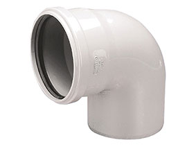 Kanalizacijos alkūnė PP 32x88° (wafix), baltas (3021734)