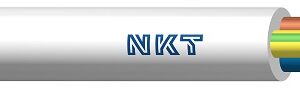 Kabelis H03VV-F 3x1, 300/300 V baltas, daugiagyslis