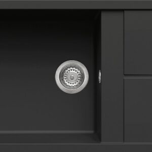 Granitinė plautuvė ELLECI  UNICO 410 86X50 juoda 40 J016192