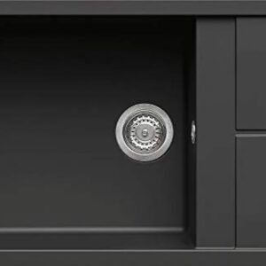 Granitinė plautuvė ELLECI  UNICO 310 78X50 juoda 40 J016195