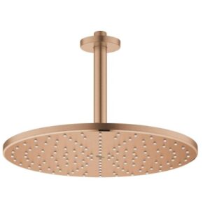 Lietaus dušo galva Grohe Rainshower Mono 310mm, iš lubų su laikikliu 191mm, brushed warm sunset