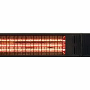 Sunred infraraudonųjų spindulių šildytuvas Fortuna Ultra, 1500W, sieninis, juodas