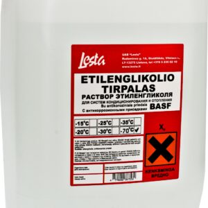 Etilenglikolio tirp. 5kg 50proc. su inhibitoriais (Tik šildym.sist.)