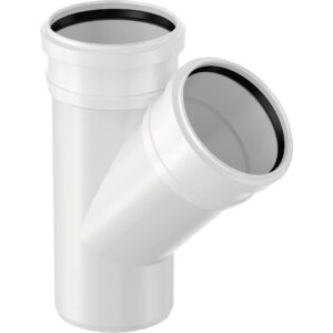 Uponor Decibel  trišakis 50/50 45°
