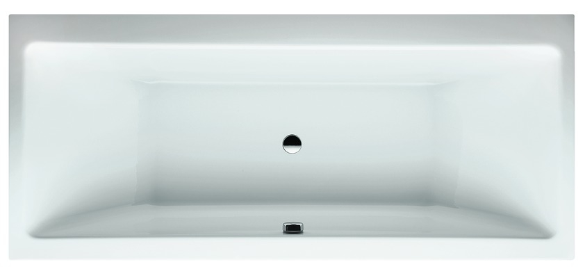 Vonia Laufen PRO 180x80 cm, įleidžiamas modelis, talpa 225 l., balta