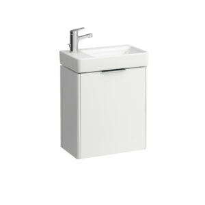 Praustuvo spintelė PRO S 470x265x530mm su durų vyriais dešinėje, praustuvui 8.1595.4, balta matinė