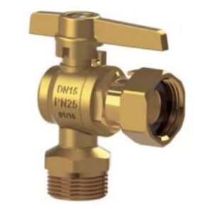 Kampinis ventilis 3/4" i/v, su laisva veržle DK