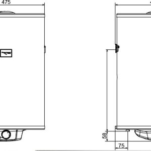 Vertikalus elektrinis vandens šildytuvas Stiebel Eltron PSH 150 Classic, 150L