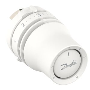 Termostatinė galva Danfoss Redia M30x1,5, 8-28 °C, skirta prijungimui prie apat. jungimo rad. Pilno uždarymo funkcija