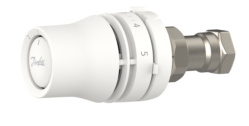 Termostatinė galva Danfoss Redia M30x1,5, 16-28 °C, skysčio užpildas, prie apat. jungimo rad. Daugiabučiuose su apskaita