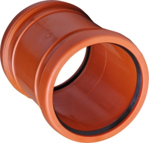 Lauko kanaliz. PVC remontinė mova d. 160 mm