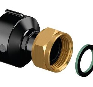 Uponor Aqua PLUS žalvarinis adapteris PPM 1"FT-3/4"SN