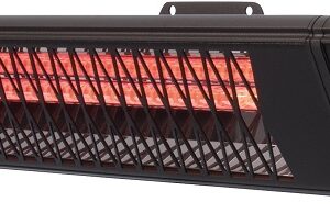 Sunred sieninis infraraudonųjų spindulių šildytuvas "Dark" linijos, 9 galios lygiai, 2500W