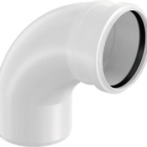 Uponor Decibel alkūnė 110 88,5° užapvalinta