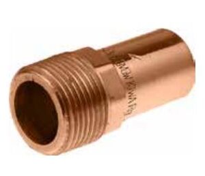 Varinis pres. nipelis su išoriniu sriegiu KAN-therm, 18xR1/2"i